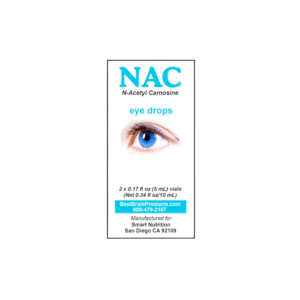 NAC (N-acetyl Carnosine) eye drops 2 x 5ml tubes