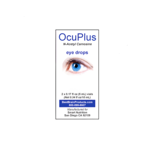 OcuPlus (N-acetyl Carnosine) eye drops 2 x 5ml tubes