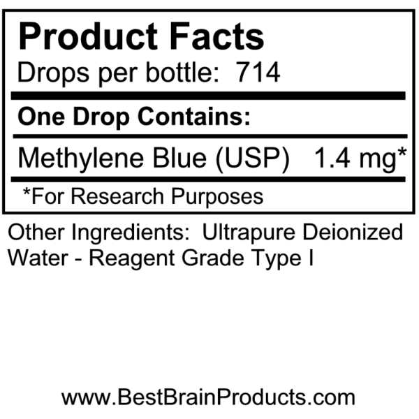 Methylene Blue (USP) 1 oz 1000 mg - Image 2